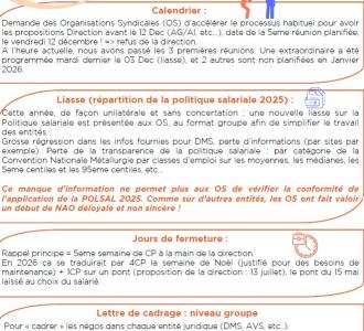début NAO DMS décembre 2025