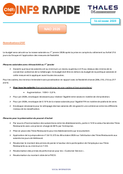 DIS - Info Rapide - NAO 2026